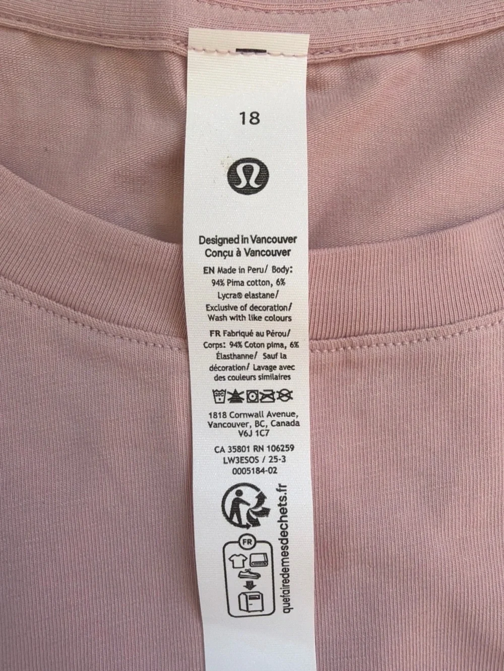 Like New - Lululemon Love Long Sleeve Shirt in Pink Peony (18)
